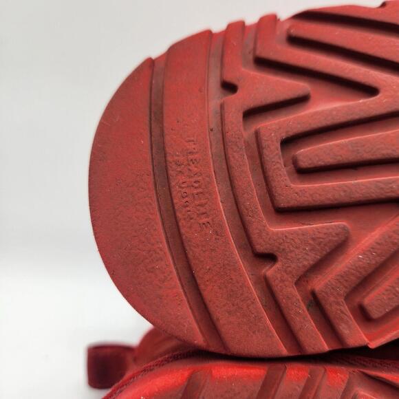 UGG Womens Boots Neumel Chukka Red Suede Shearling Fur Lined Lace Up Ankle Sz 10 - Picture 11 of 15